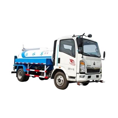 China hotels factory price sinotruk howo 5000liters howo water tank truck 4x2 howo water tank truck for sale for sale