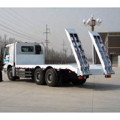 China Option: chinese howo 6x4 excavator transport truck low price flatbed sale in pakistan for sale