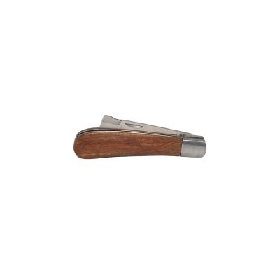 China Non-Changeable Rosewood Handle Tree Seed Budding Knife Professional Gardening Bonsai Folding Pruning Grafting Knife for sale