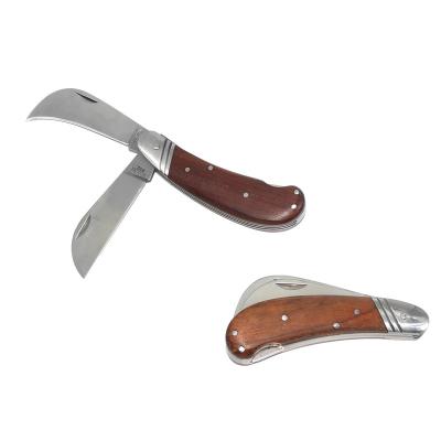 China Non-Changeable Folding Garden Knife Mushroom Weed budding and grafting Knives Gardening Tools for sale