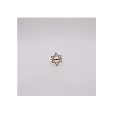 China The Other Personality Finger Ring Simple Five-Pointed Star Versatile Hollow Ring for sale