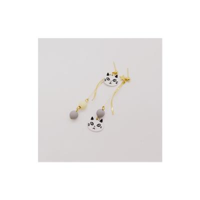 China Japanese Cute Cat Earrings Moose Design Fashionable Good Quality FASHIONABLE Jewelry Beautiful for sale