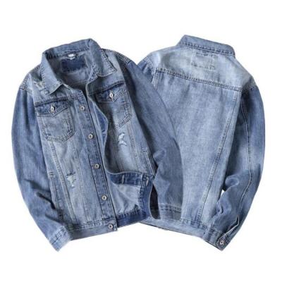 China Men's Breathable Spring And Autumn Denim Jacket for sale