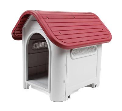 China Custom Color Breathable Blue Foldable Waterproof Outdoor Plastic Dog Kennel Cat Dog Kennel House Pet Goods Dog House for sale