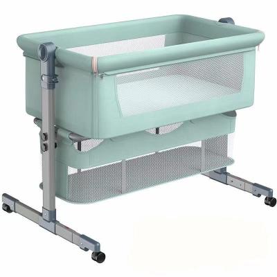 China EUROPEAN Baby Sleeper Travel Furniture Bedside Bedside Baby Crib Newborn Bed for sale