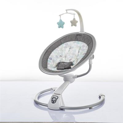 China New Mid Century Remote Control Electric Baby Bouncer with Blue Automatic Infant Baby Swing Seat /usb Tooth Vibrating Rocker for sale