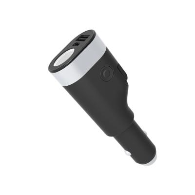 China Powerbank+car charger OEM 3.1A portable fast phone charger electric car USB charger socket for sale