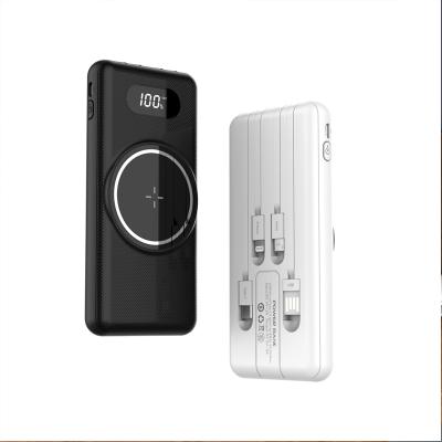 China Promotional Gift Mini Cute Powerbank 10000 Mah With High Capacity Cables for sale