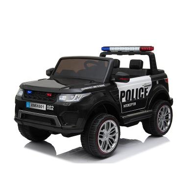 China Ride On 2019 New Toy Police Two Seat Remote Control Electric 24v Kids Ride On Car for sale