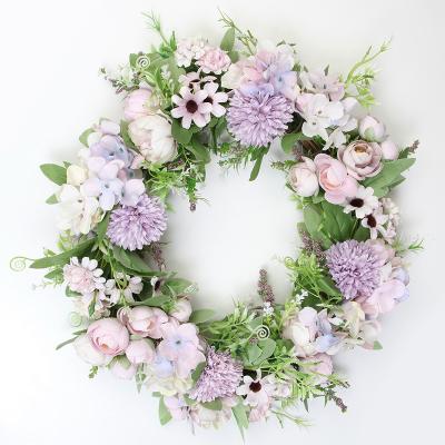 China Door silk decoration events decoration simulation flower wall decoration home decoration romantic wedding for sale