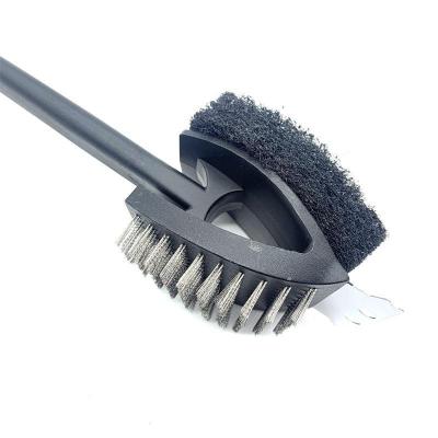 China Diract Manufacture Sale Easily Cleaned Cheap BBQ Grill Wire Cleaning Brush For BBQ for sale