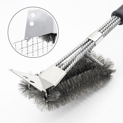 China Bargain Bargain Wire BBQ Grill Brush Tool Easily Cleaned Powerful Cleaning Accessories For BBQ for sale