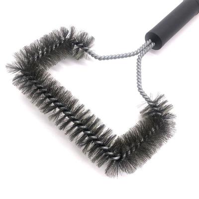 China Factory Supply Easily Cleaned Grill Cleaning Brush Plastic Handle For BBQ Tools for sale