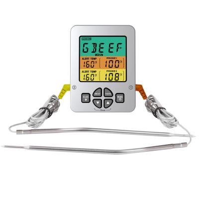 China Heat Resistance Stainless Steel Probe Thermometer Cooking Meat Thermometer For BBQ for sale