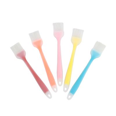 China Hot Selling Colorful Easily Cleaned Barbecue High Quality Silicone Oil Handle Silicone Oil Brush for sale