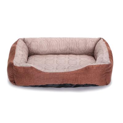 China Mechanical Washing Seat Comfortable Washable Dog Sofa Cats Bed For Dogs Cats for sale