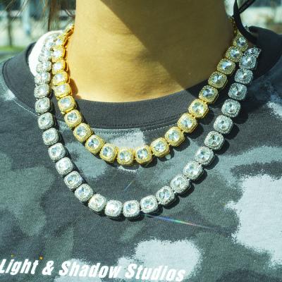 China Wholesale Hiphop Jewelry Hiphop Jewelry Wholesale Rhinestone Cuban Link Chain Cuban Link Cuban Chain Women Necklace for sale