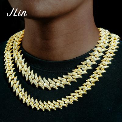 China Wholesale Hiphop Jewelry Chunky Cuban Chain Micro Men Cuban Link Cuban Chain Necklace for sale