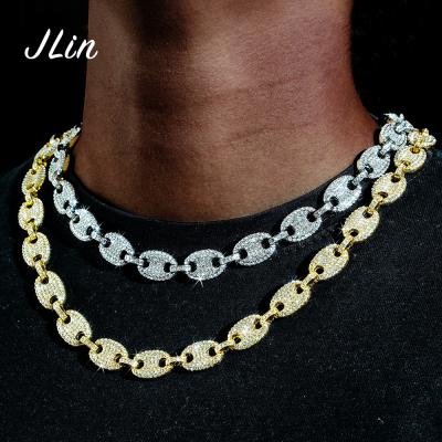 China Wholesale Hiphop Jewelry Hiphop Jewelry Wholesale Rhinestone Cuban Link Chain Cuban Link Cuban Chain Women Necklace for sale