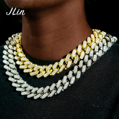 China Wholesale Hip Hop Jewelry Hip Hop Chain Jewelry Gold Cuban Chain Big Cuban Link Cuban Link Chain Necklace for sale