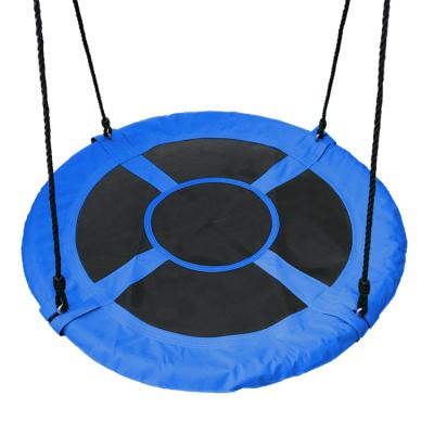 China Best Selling Contemporary Saucer Amusement Playground Dropship Red And Blue Swing for sale