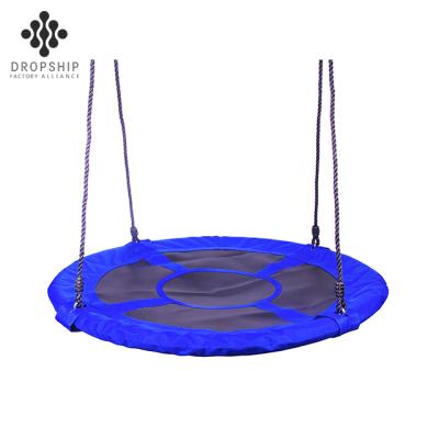 China Dropship Modern Kid Green Spinner Round Rope Tree Swing For Kids Multiple Play for sale