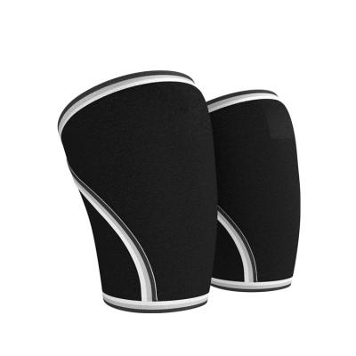 China 7mm Breathable Neoprene Knee Brace Strap Weightlifting Knee Sleeve Fitness Adjustable Knee Sleeve Brace for sale