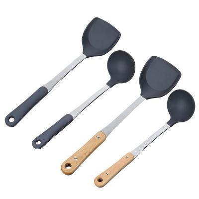 China Food Grade Silicone Viable High Temperature Resistant Kitchen Appliances Notes Portable Silicone Rubber Scoop Shovel Kitchenware Gift for sale