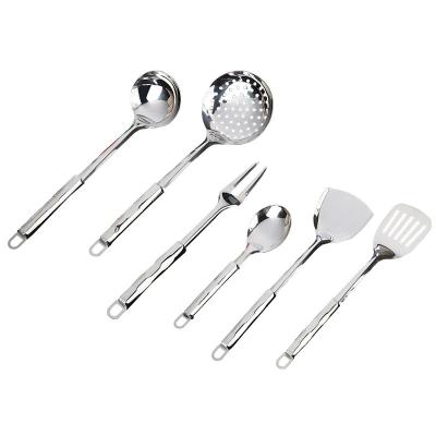 China Viable Spatula Kit Thread Leakage Spoon 2cm Stainless Steel Water Spoon Cube Pipe Handle Household Kitchenware Cookware for sale