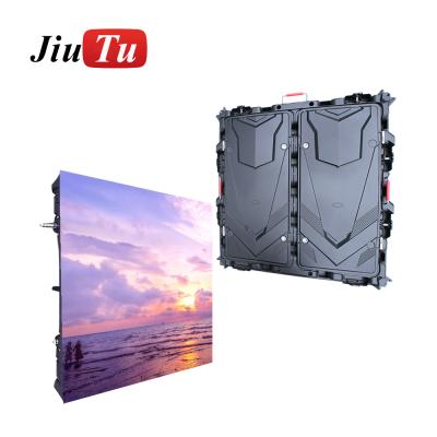 China Front Service Display Screen 960*960mm Full Color Led Die Casting Indoor Magnesium Led Display Cabinet for sale