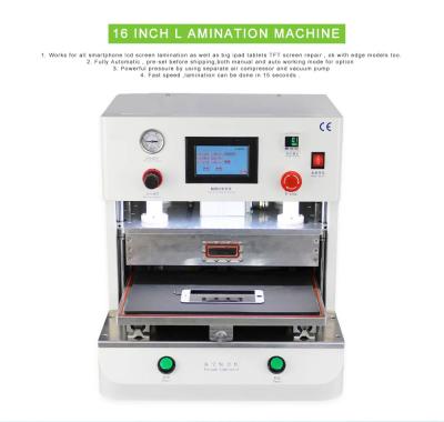 China No Need Temperature Automatic LCD Screen Laminating Equipment For iPad Tablets OCA Large Vacuum Laminating Machine for sale