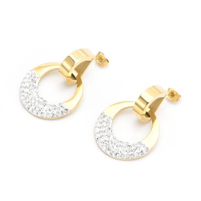 China New Arrivals Trendy Earrings Jewelry Crystals Healing Stones Polymer Clay Earrings for sale