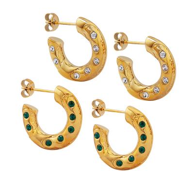 China Trendy Trendy Fashion Jewelry Gold Plated Elegant Diamond Women Jewelry Accessories for sale