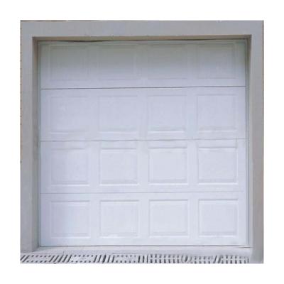 China Modern Residential Solid Galvanized Steel Panel PU Foam Overhead Sectional Garage Door for sale