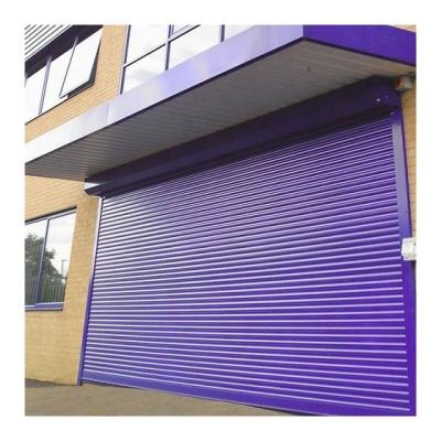 China Customized Large Size Automatic Windproof Sectional Rolling Door For Garage for sale