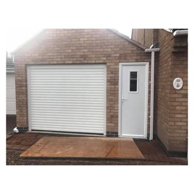 China Modern Electric High Quality Security Rolling Shutter Door With 77 Mm Slat for sale