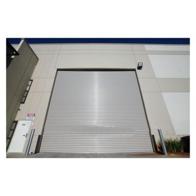 China Automatic Windproof Steel Roller Shutter Doors For Warehouse And Garage for sale