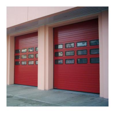 China Modern low price automatic remote control sectional industrial door for sale