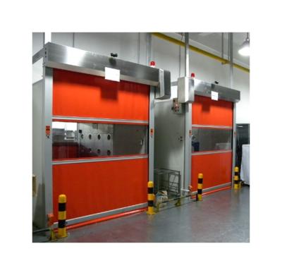 China Modern Flexible Stable High Speed ​​Door Refrigeration Logistics PVC Door for sale