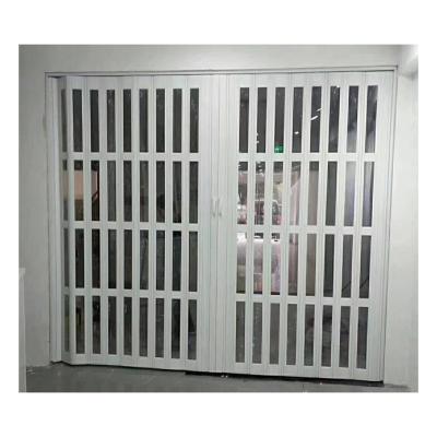 China Decoration used for bedroom damp proof pvc folding doors for sale for sale