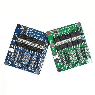 China 4 strings Non-determined 14.8V lithium battery protection board with 12.8v lithium iron phosphate battery equalization four strings for sale