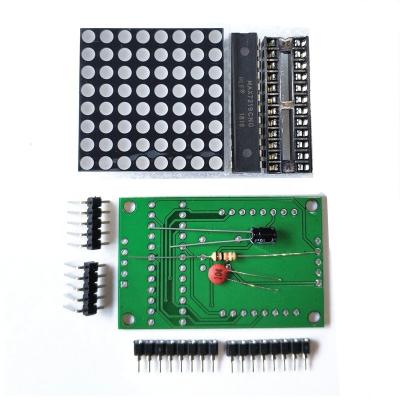 China MAX7219 Dot Matrix Display Module MCU Control Module Non-determined DIY Kit Can Be Spliced ​​Plug-in Parts for sale