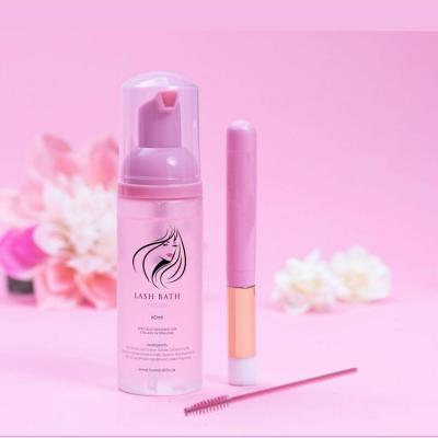 China Other Wholesale Lash Cleansing Foam Eyelash Detergent Vegan Lash Shampoo Private Label Wick Shampoo For Eyelash Extension for sale