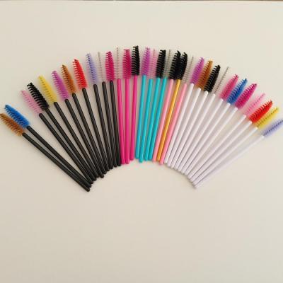 China Disposable Bendable Makeup Brush Eyelash Brushes Mascara Wands Eye Lash Eyebrow Applicator Cosmetic Makeup Brush Tool Wholesale for sale