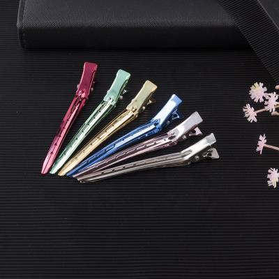 China Reusable Wholesale Hot Sale Hair Clips Sectioning Metal Clips Professional Salon Hairdressing Clips for sale