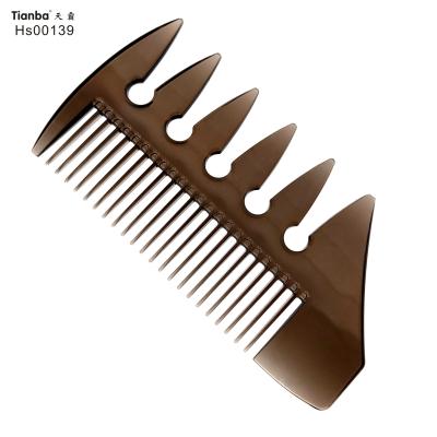 China Retro Multifunctional Oil And Gel Wide Tooth Comb Styling Comb Salon Professional Barber Pompadour Comb For Man for sale