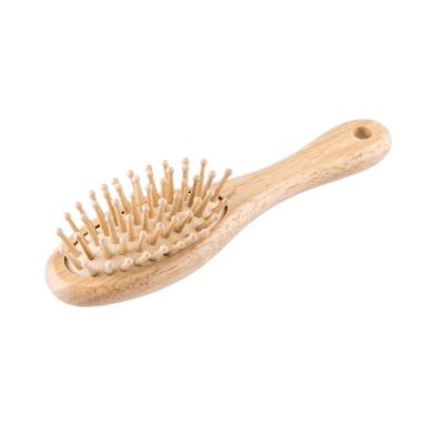 China Anti-static Hair Brush Silicone Brush Air Massage Compact Wood Wooden Comb Cushion Wooden Hair Brush for sale