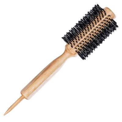 China High Quality Hard Bristle Hair Brush Wood Round Wooden Hair Comb Not available in USA for sale