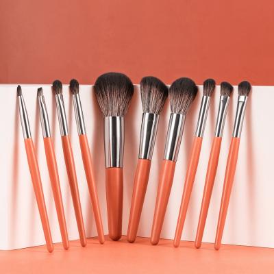 China Soft Stiffens 10PCS Makeup Brush Holder Makeup Brush Holder Wholesale Included Professional Private Label for sale