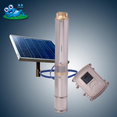 China Simple Structure 3 Inch Solar Power 24 Volt Submersible Water Pump For Home Use With Controller for sale